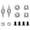 As Show, variant on 8Pcs Tungsten Carbide Cutters Inserts Set for Wood Lathe Turning Tools
