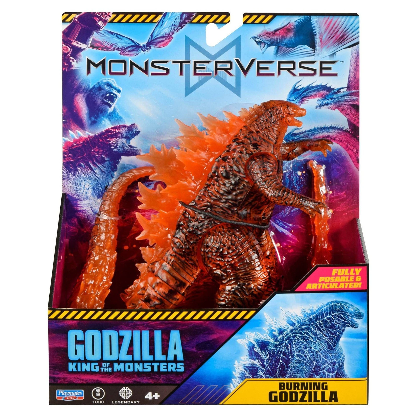 Monsterverse Godzilla Burning Godzilla Legendary Action Figure, 6 inch