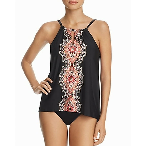 Miraclesuit Mandala Peephole Tankini Swim Top (6511260) 8/Black