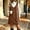 Brown, variant on Liuinsasek Fall Dress for Women Fashion Sleeveless Suede V-Neck Simple and Classic Short Dress with Pockets Daily Casual Warm Outfits