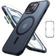 thumbnail image 1 of for iPhone 16 Pro Max Case, Compatible with MagSafe, Shockproof Military-Grade Protection, Magnetic Phone Case for iPhone 16 Pro Max, Classic Hybrid Case (HaloLock), Clear, 1 of 5