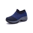 thumbnail image 2 of Women's Air Cushion Shock Absorption Knitted Tying Lazy Dance Shoes, Sports & Casual, 2 of 3