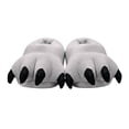 thumbnail image 5 of Kids Claw Slippers Winter Solid Color Thickened Fleece Indoor, 5 of 7