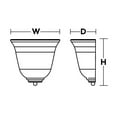 thumbnail image 2 of Afx CORS10MBBN Corsa 10" Tall Wall Sconce - Nickel, 2 of 2