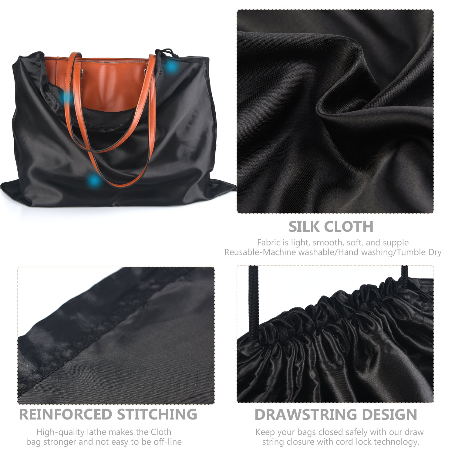 Louis Vuitton Drawstring Shoe Boot Purse Dust Cover Bag 20” X 12” Pair Set  Lot 2