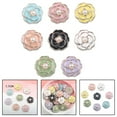 thumbnail image 3 of BUYISI Diy Projects Diamond Flower Embellishment Flat Back Design Rhinestone Flower Pearl Embellishment Diy Wedding Scrapbook Mixed-Color Hair, 3 of 5