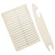 thumbnail image 2 of 1 Set Wood Weaving Loom Stick Set Beginners Weaving Loom Shuttle for Bracelet Bag Belt Camera Strap, 2 of 4