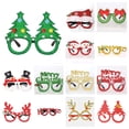 thumbnail image 4 of Decoraciones navideñas Gafas navideñas Astas de muñeco de nieve Marcos de gafas Adornos navideños lindos, 4 of 4