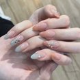 thumbnail image 2 of Fofosbeauty 24pcs Press on Nails, 2024 Fake False Nails Tips Design,Almond Macaron Gradient Butterfly, 2 of 9