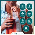 thumbnail image 4 of Pajitas BIO AGAVE, fibras de agave biodegradables de 8,25 pulgadas, 150 unidades, 4 of 6