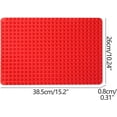 thumbnail image 7 of Rungungde Non-Stick Silicone Baking Mat, Sheets Cooking Pan Tray Oven 15'' x 10'' Large Healthy Fat Reducing Sheet for Grilling BBQ (2 Pack) as shown, 7 of 7