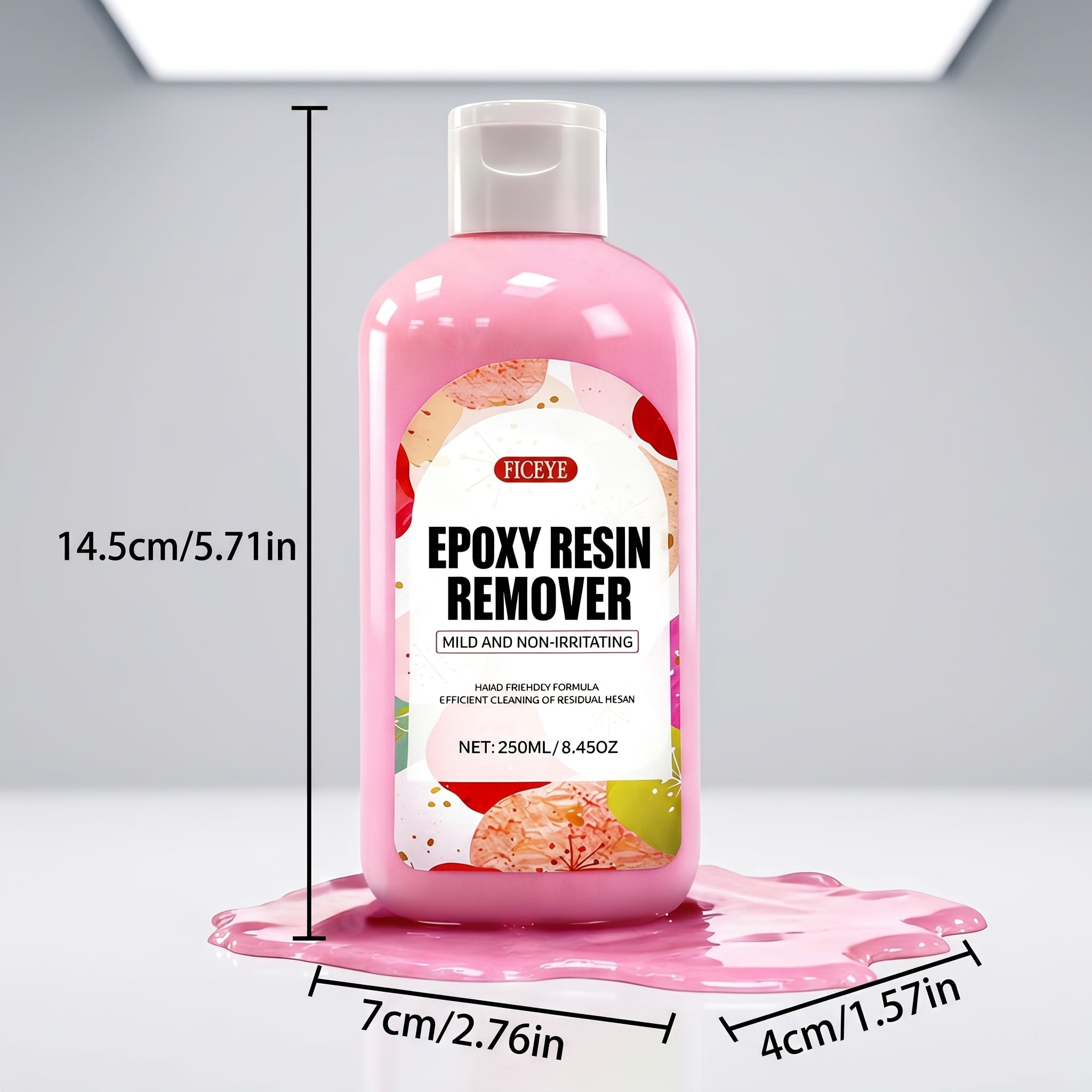 Epoxy Resin 78OZ with 250g Resin Remover，Newly Formulated Crystal Clear Resin, Strong, Bubble-Free, Anti-Yellowing Art Resin That, Suitable for Casting, DIY, Molds, Jewelry, Easy to Mix 1:1 Ratio