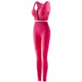 thumbnail image 4 of FNFYFH Womens Workout Sets 2 Piece Seamless Yoga Outfits High Waist Leggings Sports Bra Gym Set Front Closure, 4 of 6