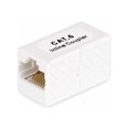 thumbnail image 1 of StarTech.com RJ45 Coupler 5-Pack, Inline Cat6 Coupler, Female to Female (F/F) T568 Connector, Unshielded Ethernet Cable Extension - 5 Pack (IN-CAT6-COUPLER-U5) - Network coupler - RJ-45 (F) to RJ-45 (F) - unshielded - CAT 5/5e/6 - passive - white (pack of 5), 1 of 5