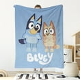 2024 Explosive new Bluey blanket flannel, Class a blanket, office sofa