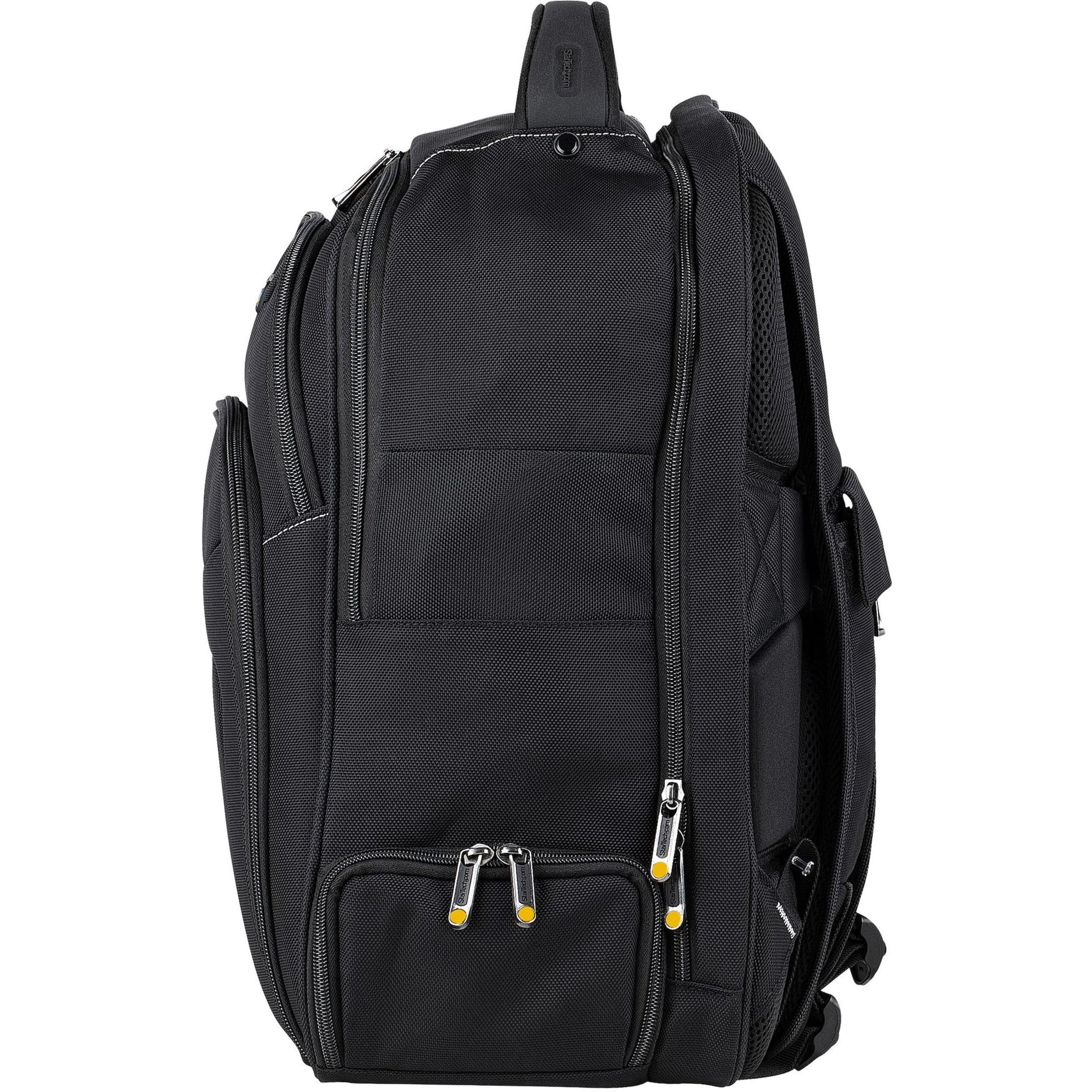 15.6" Laptop Backpack w/ Removable Accessory Case, Professional IT Tech Backpack for Work/Travel/Commute, Nylon Computer Bag