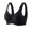 Black, variant on Women's Full Coverage Seamless Wireless Bra Comfort Supportive Bralette for Everyday