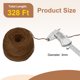 thumbnail image 2 of Uxcell Cuerda de Yute Natural de 100 Metros, Cuerda de Yute de 3 mm para Manualidades, Envoltura de Regalos, Decoración, Empaque, Jardinería y Soporte para Plantas, Marrón, 2 of 6