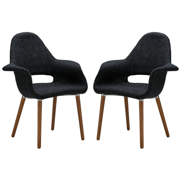 Edgemod Barclay Dining Chair in Black (Set of 2)