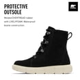 thumbnail image 3 of Botas Sorel Explorer lll Joan impermeables para mujer, color negro y tiza, 3 of 7