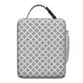 thumbnail image 5 of Retro Plaid Insulated Lunch Box Teen Reusable Lunch Bag Waterproof Cooler Tote Bag Office Hiking, 5 of 5