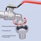thumbnail image 2 of Adaptador de grifo de caja de agua IBC de cobre desmontable profesional reutilizable a prueba de fugas adaptador de riego de plantas de Herramientas y ferretería Punta de aleación de 3/4 de pulgada Riwesomey TO009559-05, 2 of 6