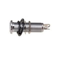 thumbnail image 2 of Professional Stereo Output Threaded Output Rustproof Socket Plug for 1/4 Inch Input Rustproof Exquisite Socket Plug Electric Guitar Accessories Parts Sliver, 2 of 9