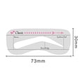 thumbnail image 5 of Joernso 10Pcs Eyebrow Stencils Precisely Position Attach Tightly Cost-saving One Step Eyebrow Template Kit for Girl, 5 of 8