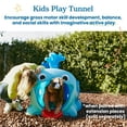 thumbnail image 4 of ECR4Kids Willow Climb-N-Crawl Whale, Head and Tail, Splish Splash/Royal Blue, 4 of 9