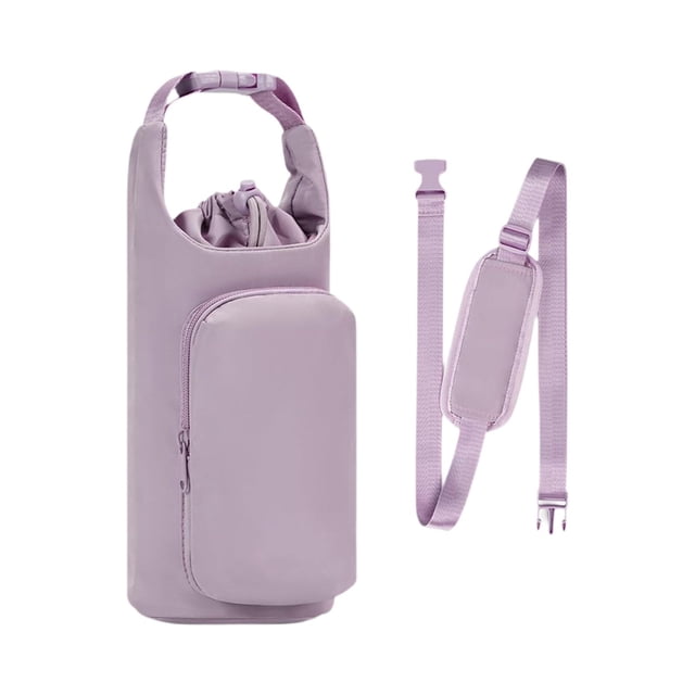 Bolsa para transportar botellas de agua, ideal para mochileros, pesca y actividades al aire libre Púrpura