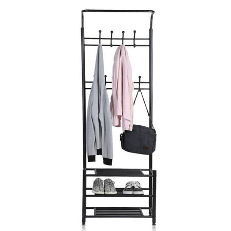 Multi Purpose Entryway Shoes Storage Organizer Hall Tree Bench With Multi Purpose Entryway Shoes Storage Organizer Hall Tree Bench With Coat Rack Hooks Clothes Stand