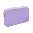 thumbnail image 1 of Bolsa de almacenamiento de cosméticos, bolsa para brochas de maquillaje, artículos esenciales de viaje, organizador de cosméticos impermeable, bolsa Púrpura Salvador Bolsas de maquillaje, 1 of 10