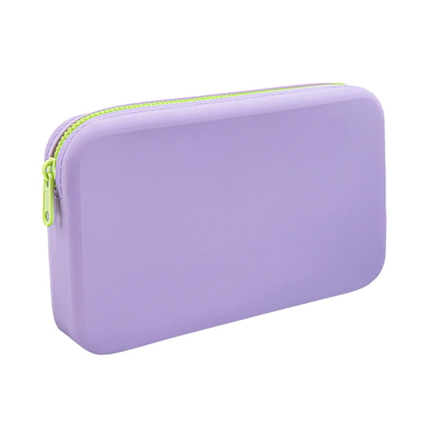 Bolsa para brochas de maquillaje, organizador de cosméticos, neceser, bolsa de almacenamiento de cosméticos, bolsa de maquillaje Púrpura