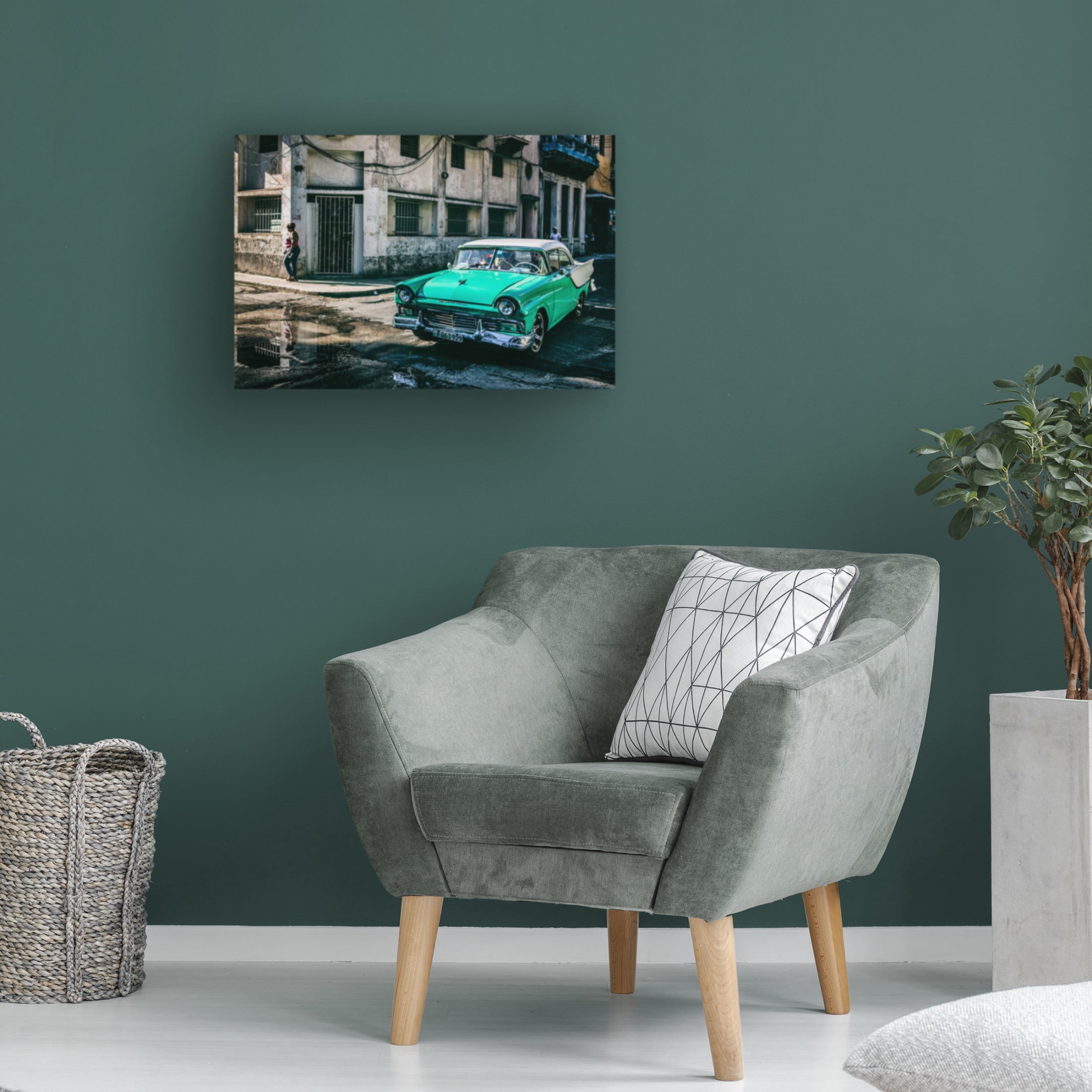 Trademark Fine Art Koji Morishige  Habana street Canvas Wall Art
