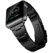 Apple Watch 42mm Stainless Steel Strap Wrist Band Replacement with Metal Clasp for Apple Watch Series 1 and 2