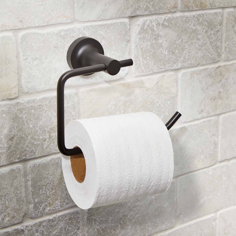 Clean Modern Toilet Paper Holder, Matte Black photo 7