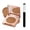 Dark brown, variant on Under Eye Brightener with Brush, Colored Clay CC Undereye Corrector for Dark Circles, Conceal Brighten Hydrating Under Eye Skin, Skin Concealer Color Correcting for Women