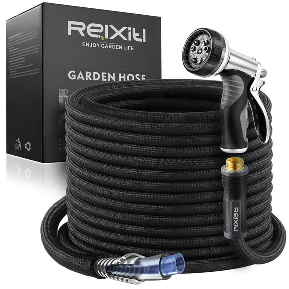 Manguera de jardín Relxitl de agua flexible de 15 m con rociador de 10 funciones
