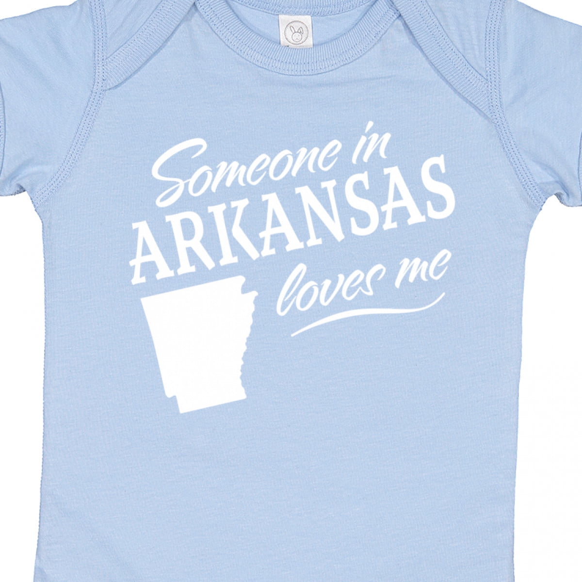 Inktastic Someone in Arkansas Loves Me Boys or Girls Baby Bodysuit