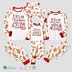 thumbnail image 1 of Conjuntos de pijamas de manga raglán con estampado de letras y hombrecito de jengibre para toda la familia de Navidad Naia™ (resistentes al fuego), 1 of 5