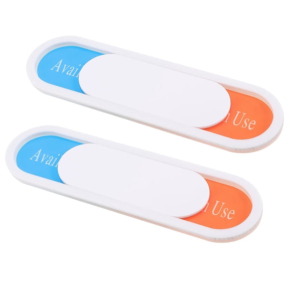 OUNONA Toilet In Use Sign Hanging Tag Multi 2Pack