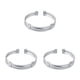 thumbnail image 5 of Sonducket de alambre estirable, Cable multicapa trenzado, abalorio abierto, brazaletes de cadena de mano, accesorio de joyería para mujer, Type4 NO4, 5 of 6