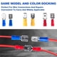 thumbnail image 4 of 280 Piezas de Conectores Eléctricos de Cable Aislado con Herramienta, Terminales de Crimpado de Cable Macho/Hembra Surtidos, Horquilla Tipo U, 4 of 5