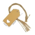 thumbnail image 3 of 100 Pieces Gift Labels Writable Gift Labels Rectangle Hanging Gift Labels, 3 of 21