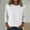 White, variant on NominalSnugWomen Tops Long Sleeve Blouses Dressy Casual Crewneck Pleated Tunic Shirts 2026 Loose Fashion Clothes