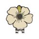 thumbnail image 1 of Marcador de pelotas de golf con diseño de flores, profesional, divertido, para gorras, visera Amarillo, 1 of 8