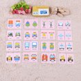 thumbnail image 1 of Tarjetas cognitivas, Entrenamiento de aprendizaje cognitivo preescolar Tarjetas cognitivas para bebés Tarjetas de correspondencia cognitiva Funcionalidad de alta precisión, 1 of 8