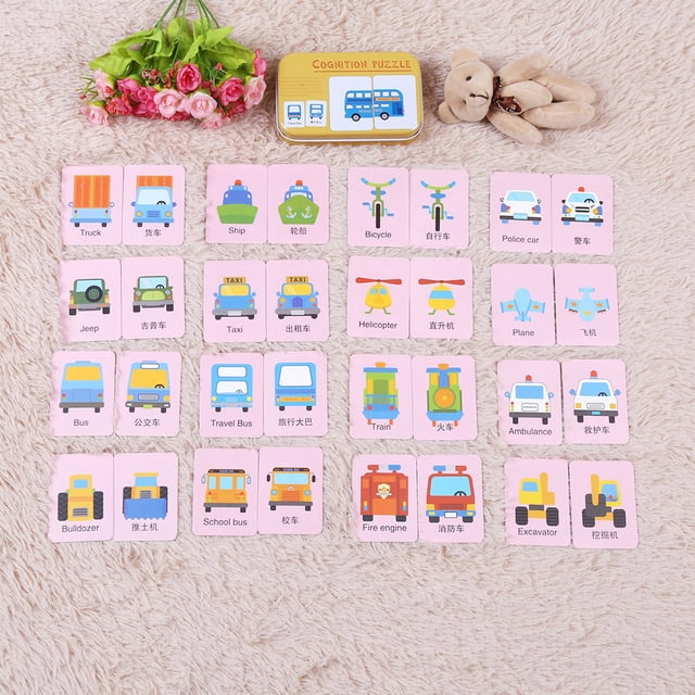 Tarjetas cognitivas, Entrenamiento de aprendizaje cognitivo preescolar Tarjetas cognitivas para bebés Tarjetas de correspondencia cognitiva Funcionalidad de alta precisión