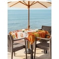 thumbnail image 2 of Outdoor Tablecloth with Umbrella Hole and Zipper, Thanksgiving Square Table Cloth 60x60 Inch Waterproof Tablecloth, Autumn Pumpkin Orange Red Vintage Leaf Picnic Table Cover for Patio Camping, 2 of 7