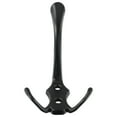 thumbnail image 1 of Zinc Alloy Triangular Black Hook 112mm Wall Mounted Coat Hook Bathrobe Coat Rack For Hallway Bathroom Bedroom Closets Home Part, 1 of 10